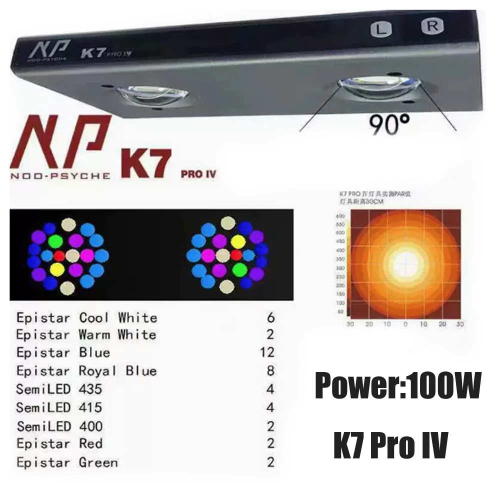 Aquarium Fish Saltwater - Luz LED para aquário de água