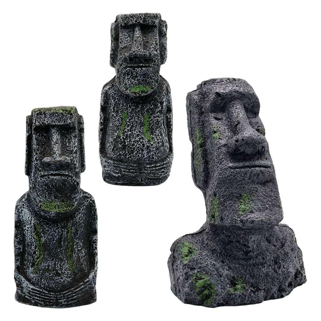Aquário moai estátuas ilha de  - Aquarium Fish Unique avaliação e preço