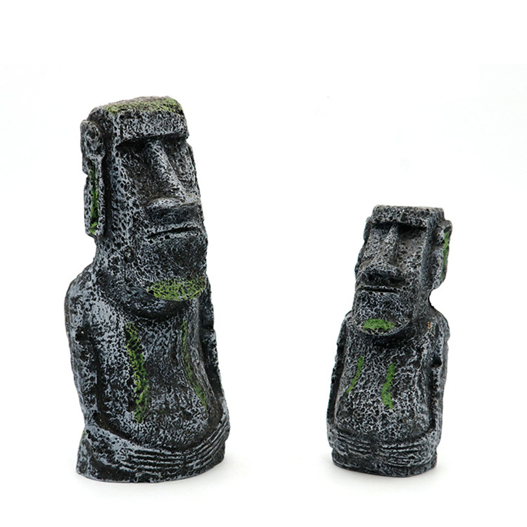 Aquário moai estátuas ilha de  - Aquarium Fish Unique avaliação e preço