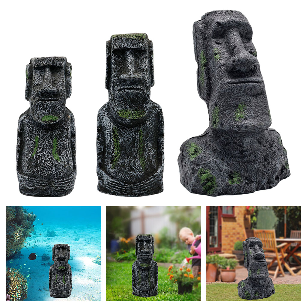 Aquário moai estátuas ilha de  - Aquarium Fish Unique avaliação e preço