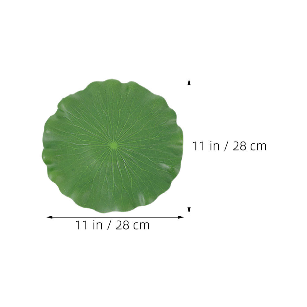 15 folhas de lótus artificiais - Aquarium Fish Pond avaliação e preço