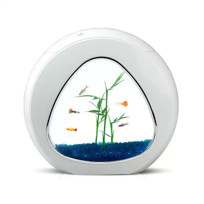 Aquário, Aquário de Mesa, Sala - Aquarium Mini Fish avaliação e preço