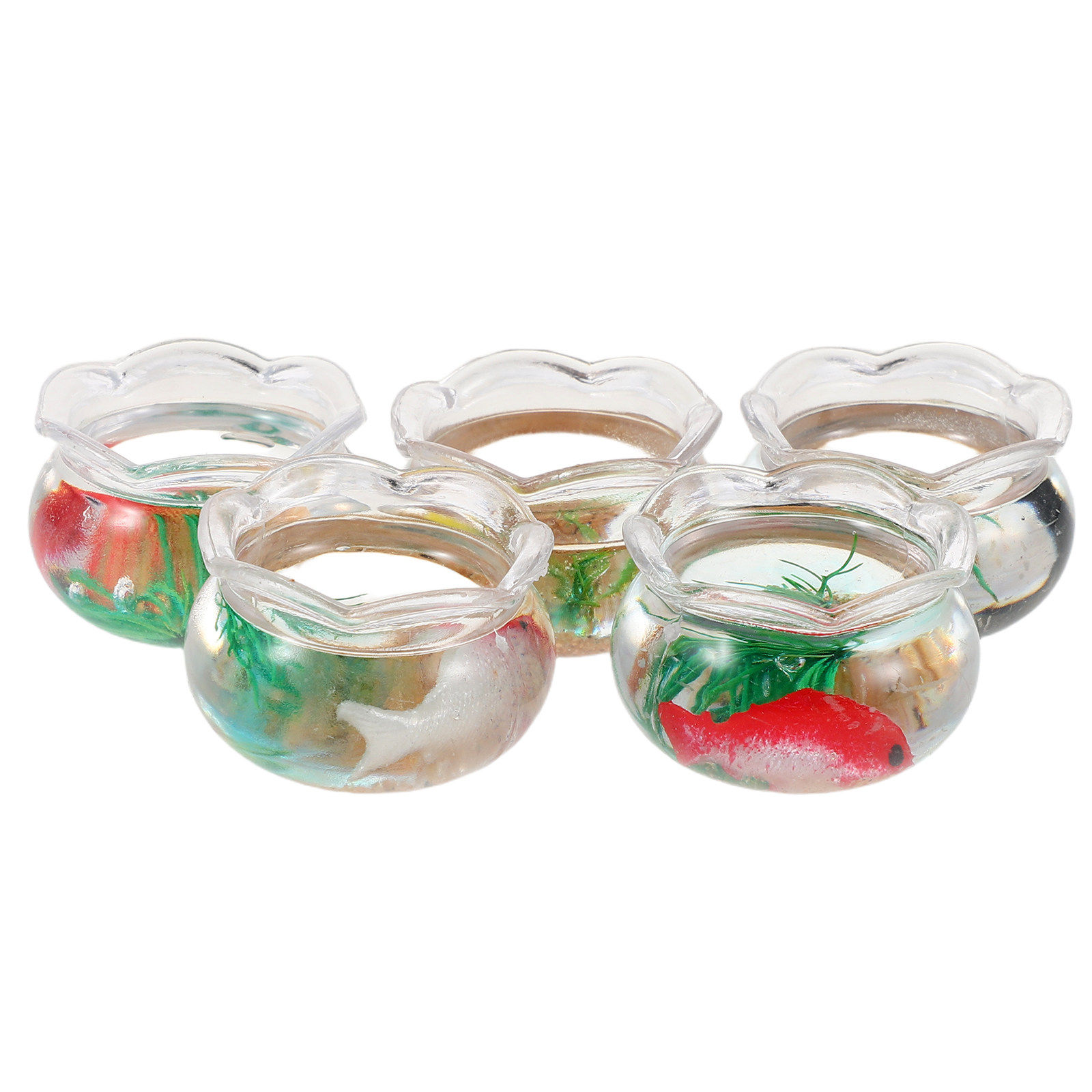 5 Peças Mini Aquário de Peixes - Aquarium Mini Fish avaliação e preço