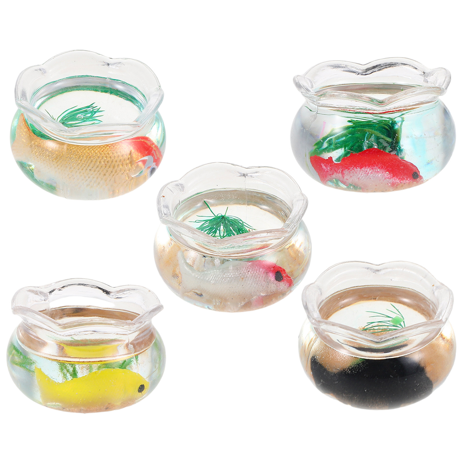 5 Peças Mini Aquário de Peixes - Aquarium Mini Fish avaliação e preço